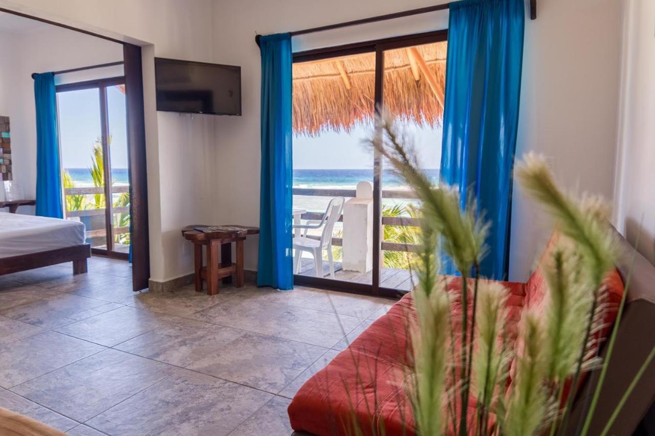 Hotel Blue Reef Frente Al Mar Mahahual Exterior foto