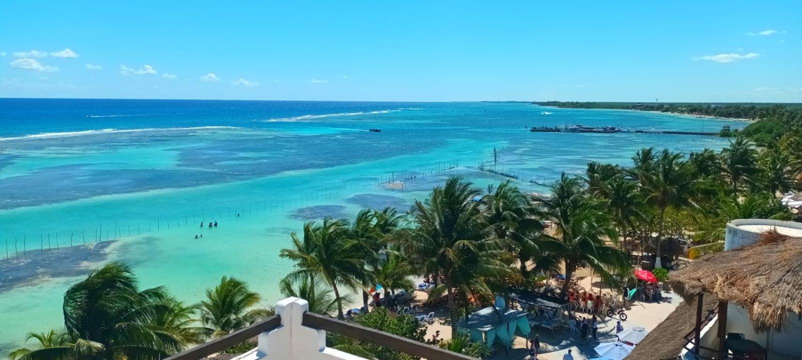 Hotel Blue Reef Frente Al Mar Mahahual Exterior foto